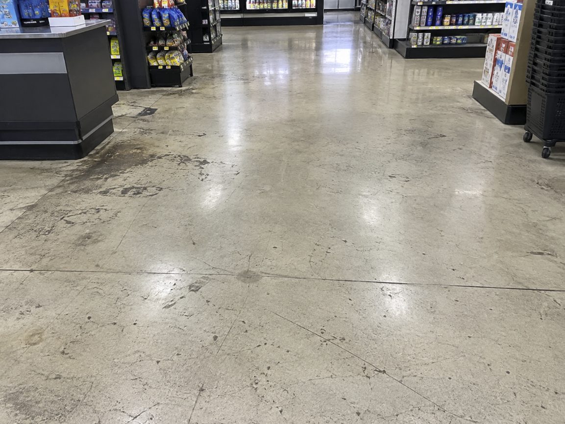 Store floor before replacement