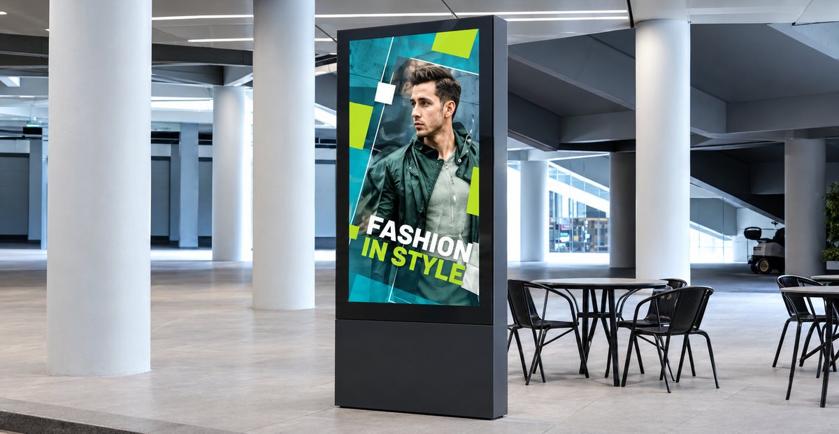 Indoor and car park screens: Slimline screens for malls, food courts and undercover car parks, where footprint matters more than brightness.
